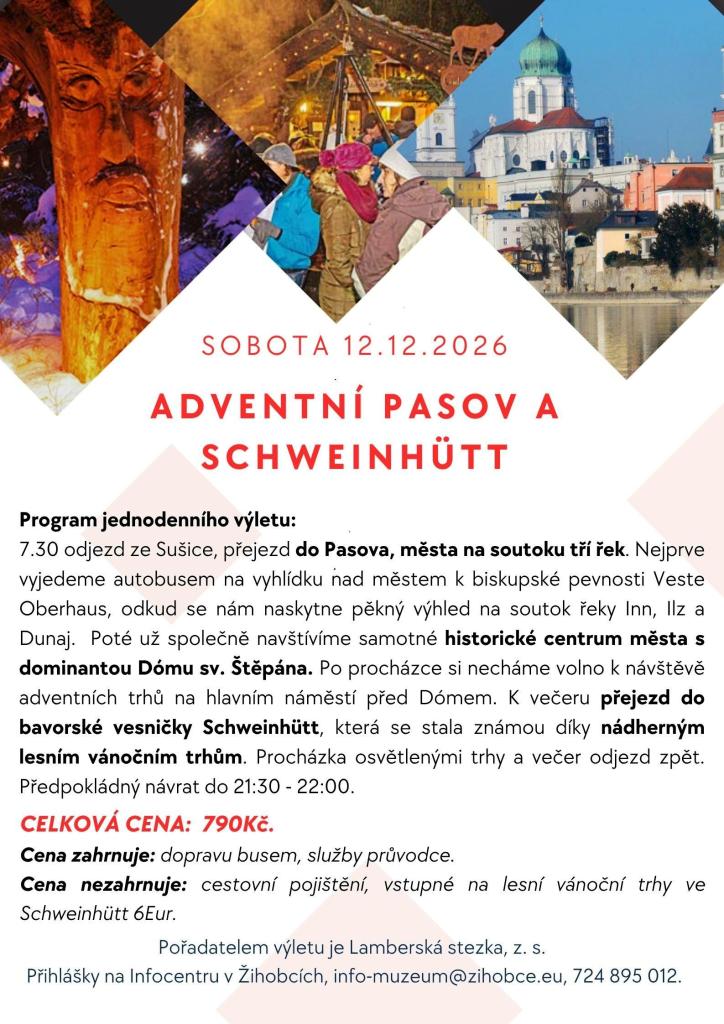 adventní Pasov a&nbsp;Schweinhütt